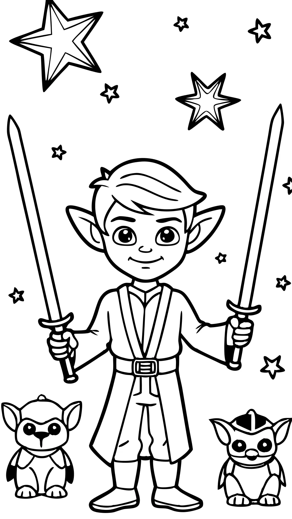 young jedi coloring pages